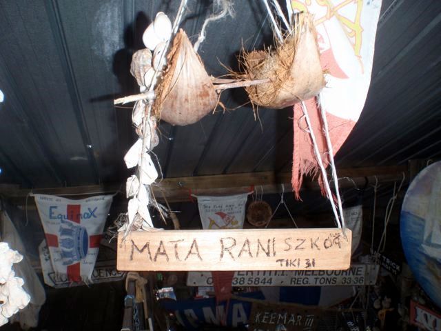 sm2 Our boat name in the a frame